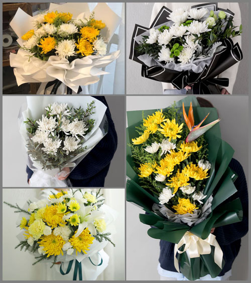 江西吉安吉州区禾埠乡白事花束代送